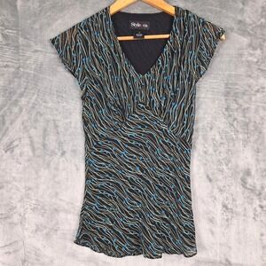 Vintage‎ Womens Top 4 Babydoll Y2K Fairy Grunge Dainty Polka Dot Artsy Fitted